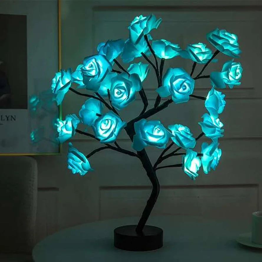 Lampe Arbre de Roses enchantées 24 LED