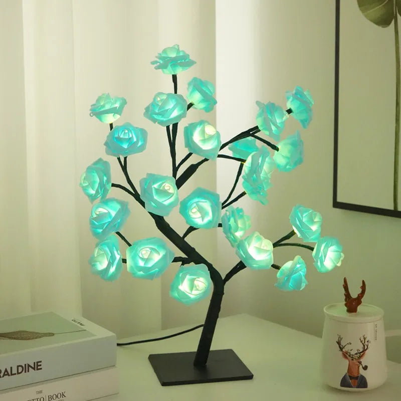 Lampe Arbre de Roses enchantées 24 LED