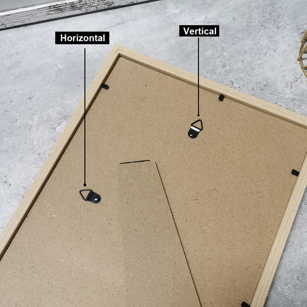 Cadre Photo Mural Minimaliste "Atob Art" /Contour Noir Élégant & Design Scandinave