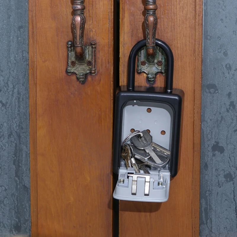 Boîtier à Clés Sécurisé 4 Chiffres 
Coffre-Fort Mural Extérieur Haute Résistance